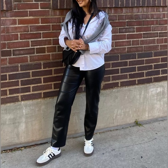 Wilfred Melina Faux Leather Straight Leg Pant - Picture 6 of 8